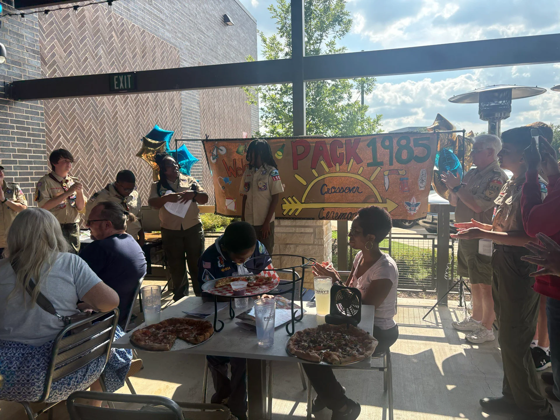 Fundraiser & Crossover Ceremony at Parry’s Pizza Sugar Land