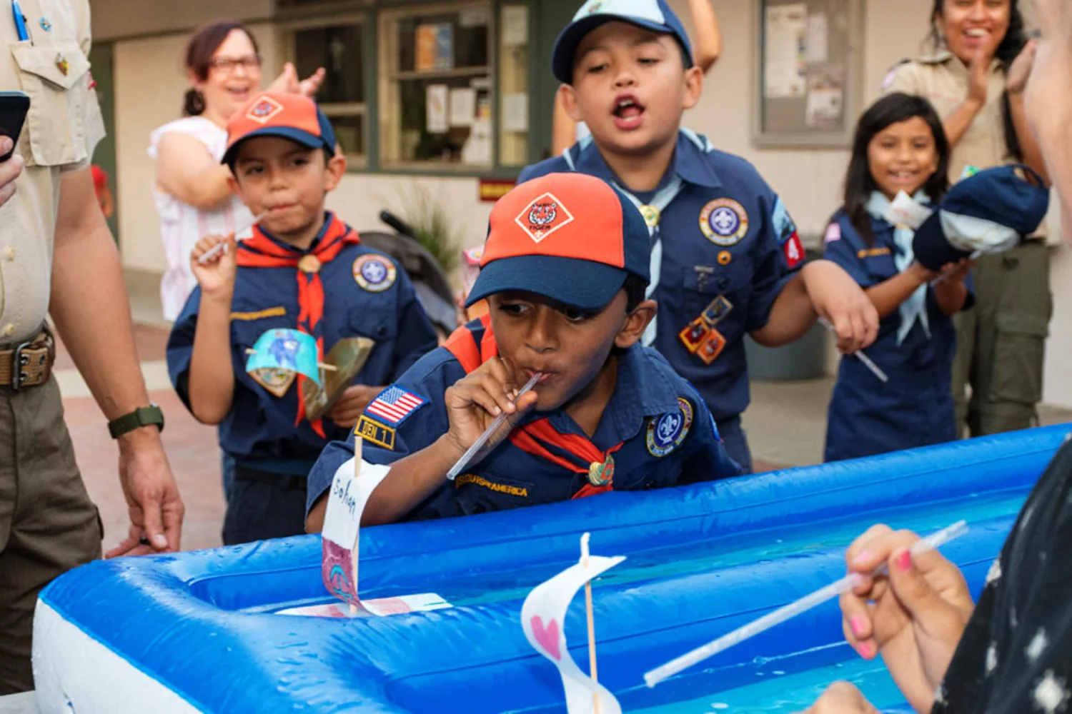cub scouts rain gutter regatta in Missouri City TX